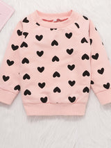 Baby Girl Clothes 2pcs Long Sleeved Sweatshirt & Sweatpants Cute Toddler Infant Outfits Tops And Pants Set