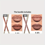 Long-Lasting Waterproof Lip Liner With High Pigment And Smooth Texture For Sweatproof Matte Lipstick And Correcting