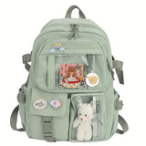 Laptop Backpacks 15.6 Inch School Bag College Backpack Large Travel Daypack Kawaii Bookbags for Teens Girls Women Students