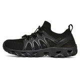 Women's Outdoor Hiking Sneakers, Lace Up Flat Sports Sneakers, Casual Yoga Fitness Workout Gym Running Shoes