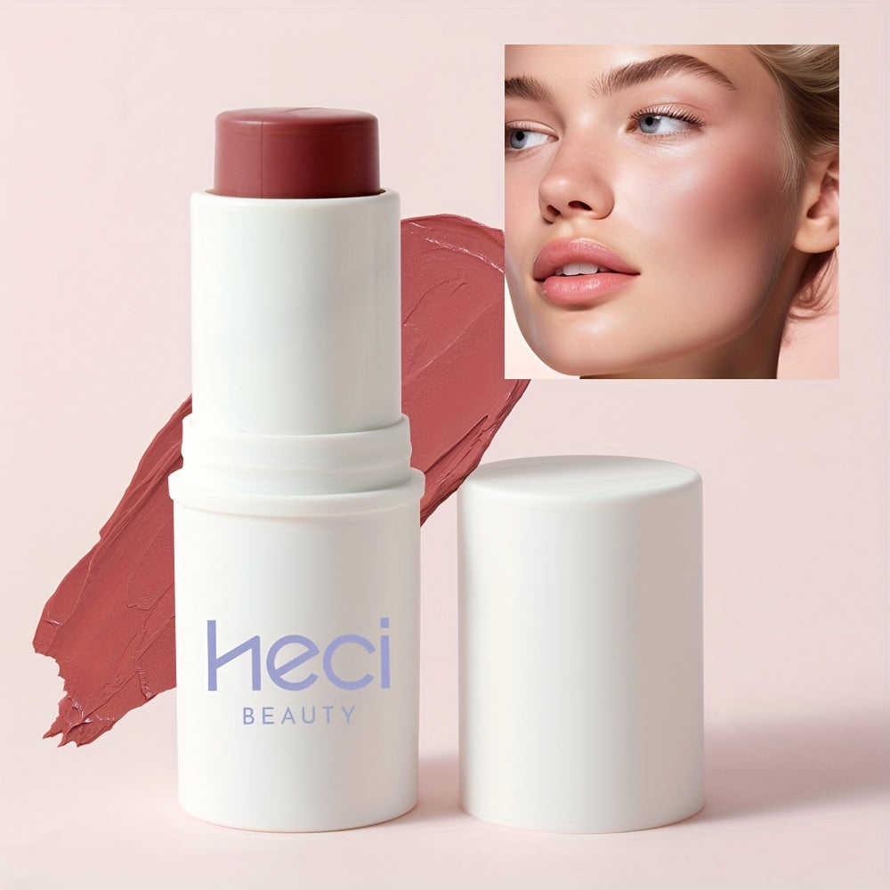 3-in-1 Waterproof Makeup Stick: Blush, Eyeshadow, Lipstick - Lasts All Day, Moisturizes & Brightens in Berry, Coral, Pink
