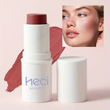 3-in-1 Waterproof Makeup Stick: Blush, Eyeshadow, Lipstick - Lasts All Day, Moisturizes & Brightens in Berry, Coral, Pink